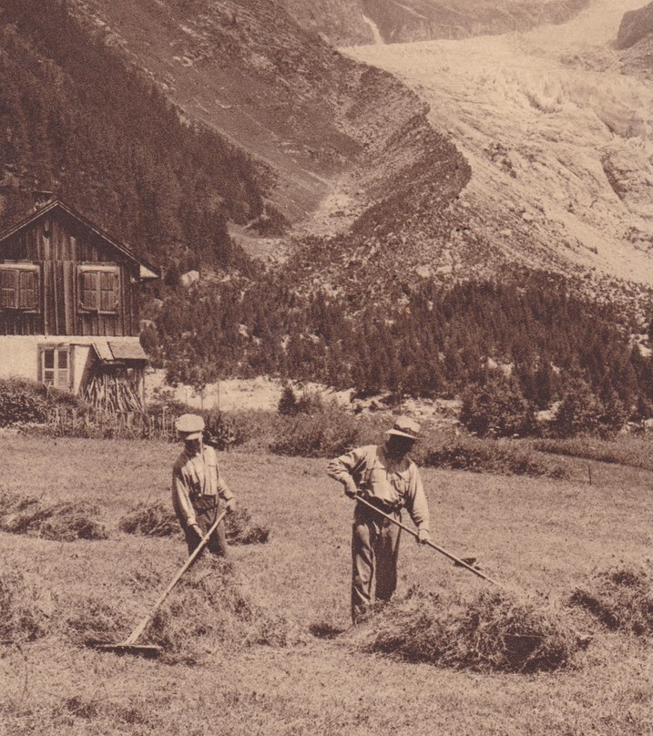 Fenaison à Argentière