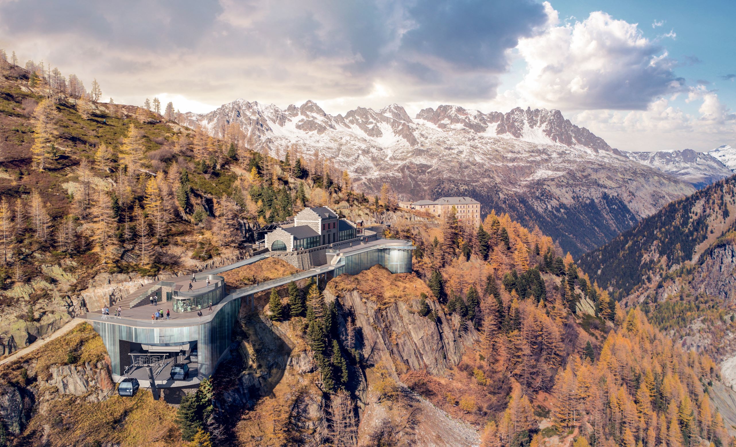 Le nouveau projet du Montenvers ©Compagnie du Mont-Blanc