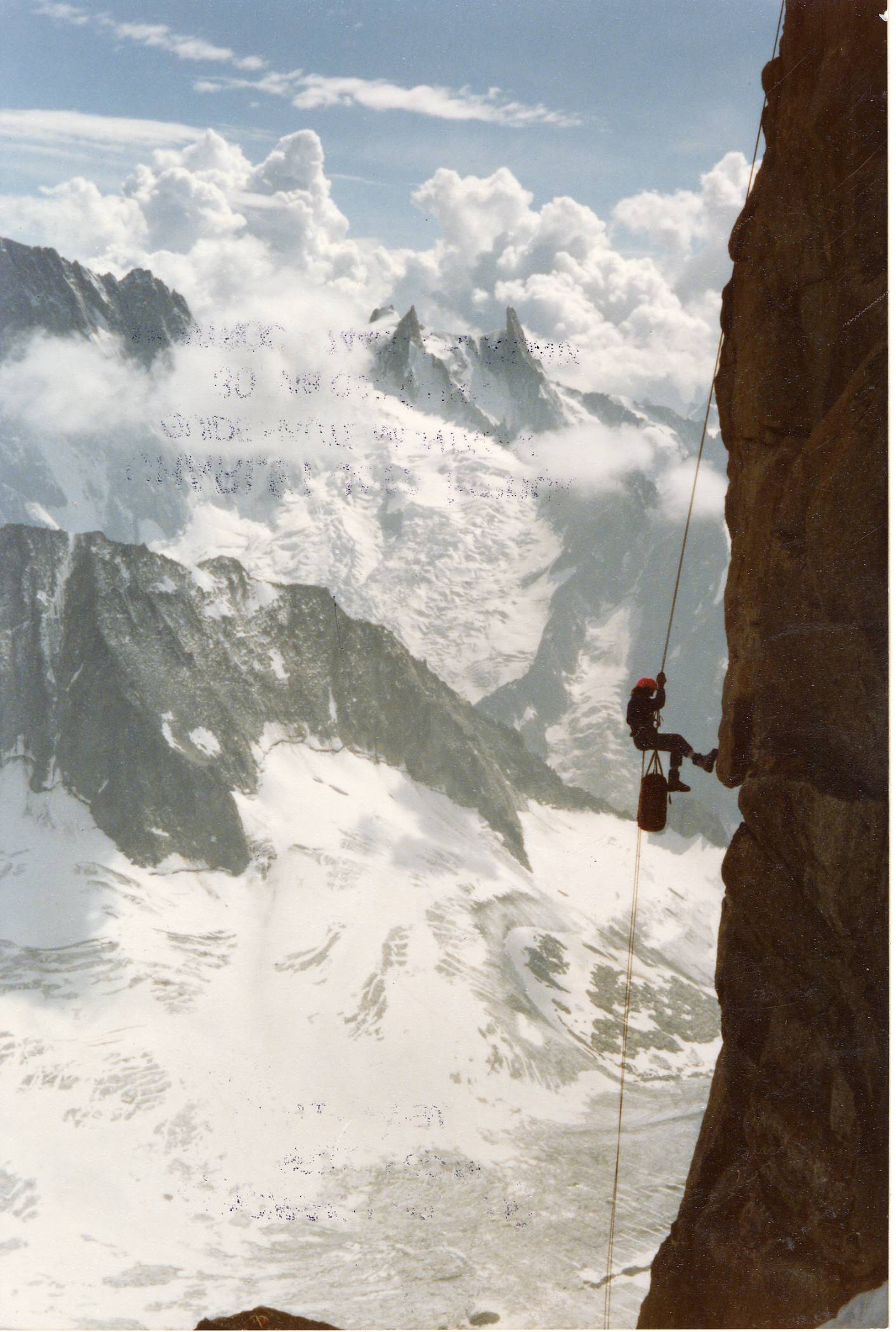 Ghilini rappel au col des cristaux