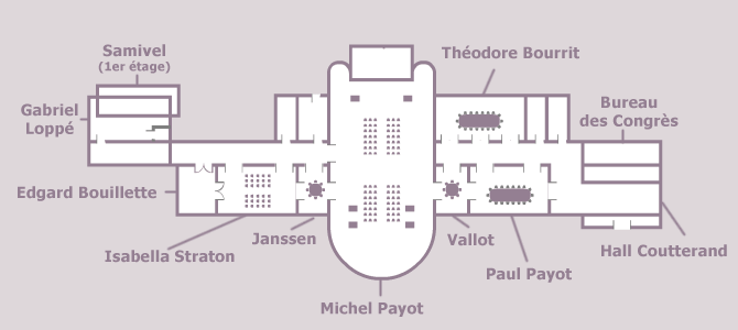 Plan du Majestic Centre des Congrès