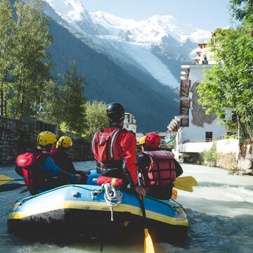 Rafting dans Chamonix centre