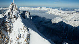 Vallée de Chamonix vue du ciel