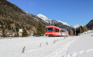 Train SNCF hiver