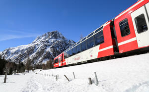 Train à Vallorcine