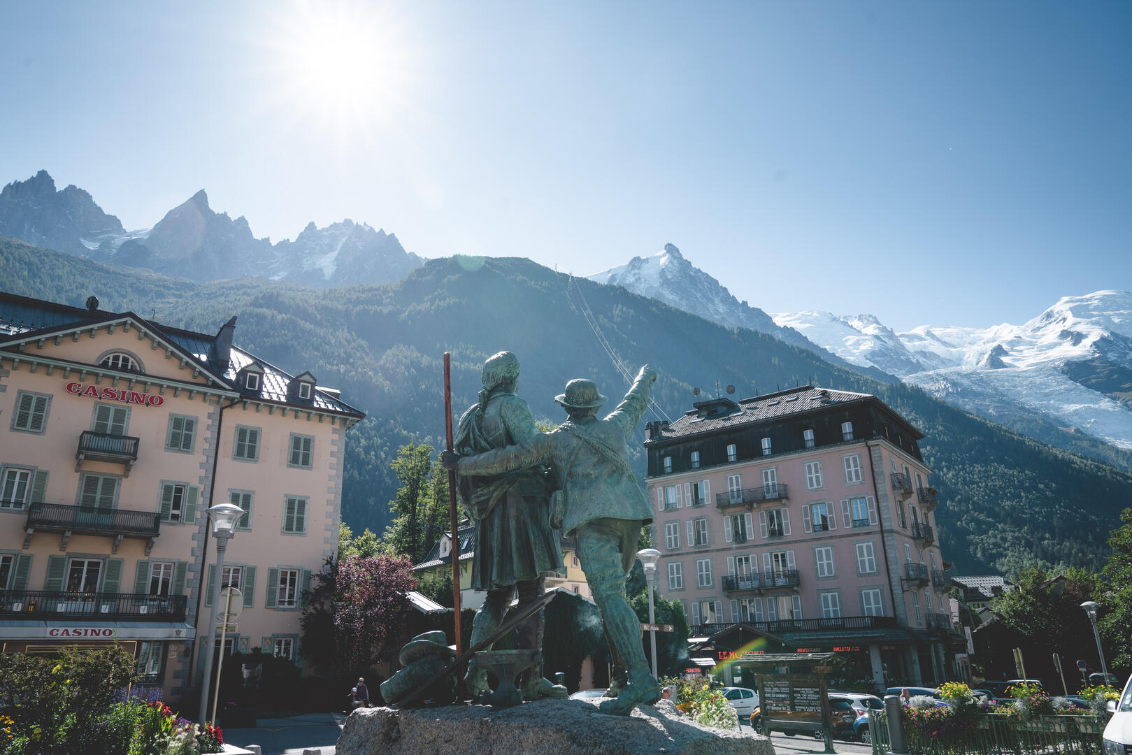 Team Building petite équipe à Chamonix - Au pied du Mont-Blanc