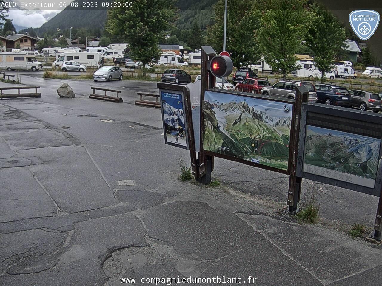 Grands Montets parking Chamonix Mont Blanc