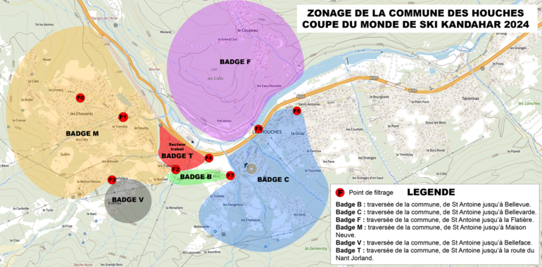 Zonage accès circulation Kandahar