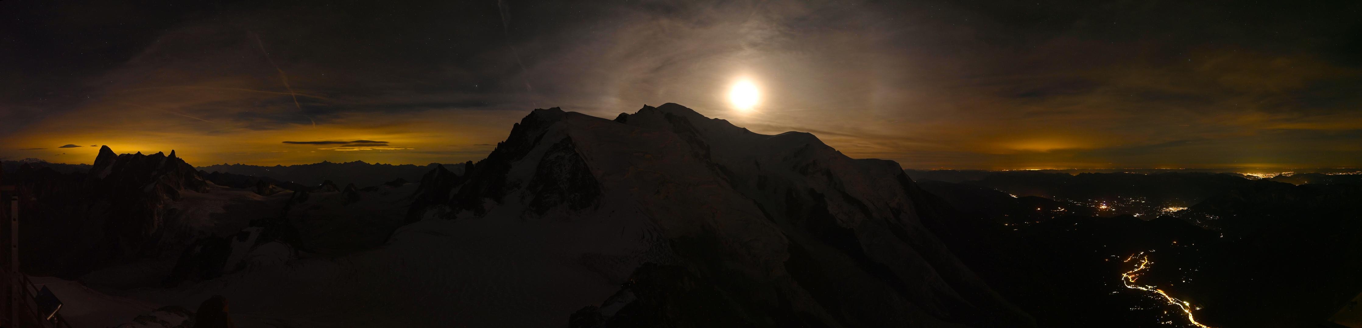 Mont-Blanc webcam — Sommet Aiguille du Midi 3842 m - panocam