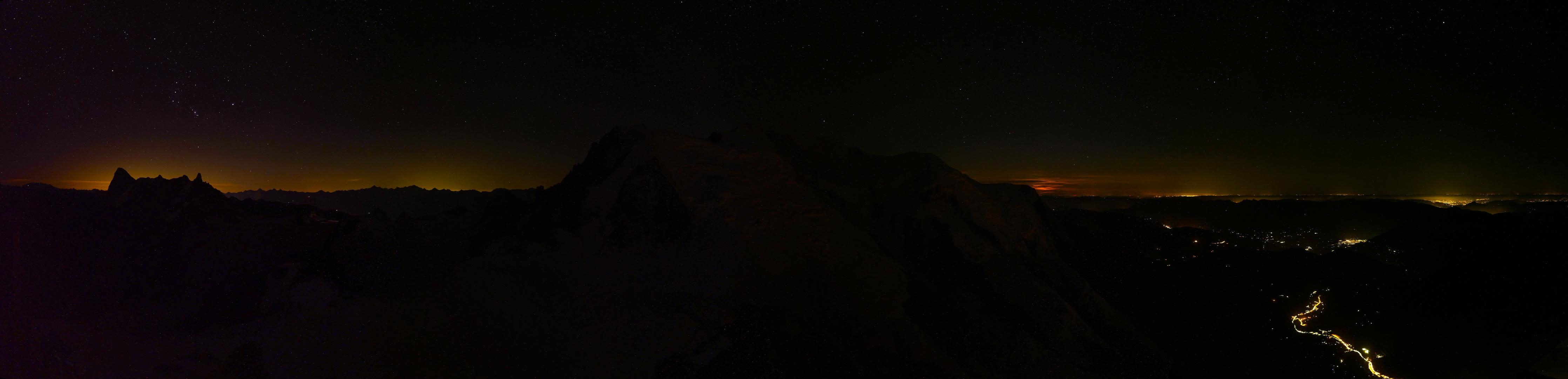 Sommet Aiguille du Midi 3842 m - panocam