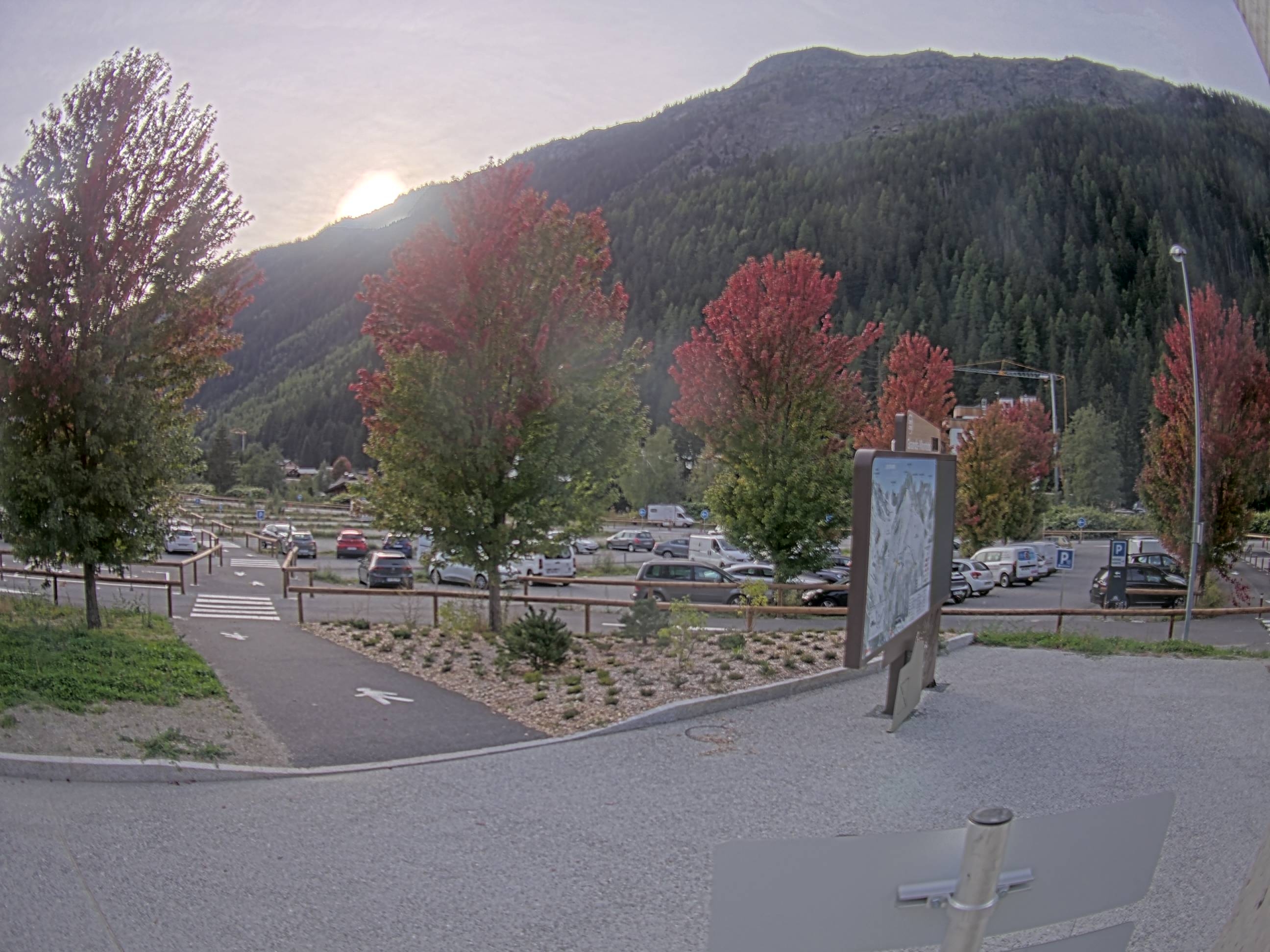 Grands Montets - parking (lift-base car park)